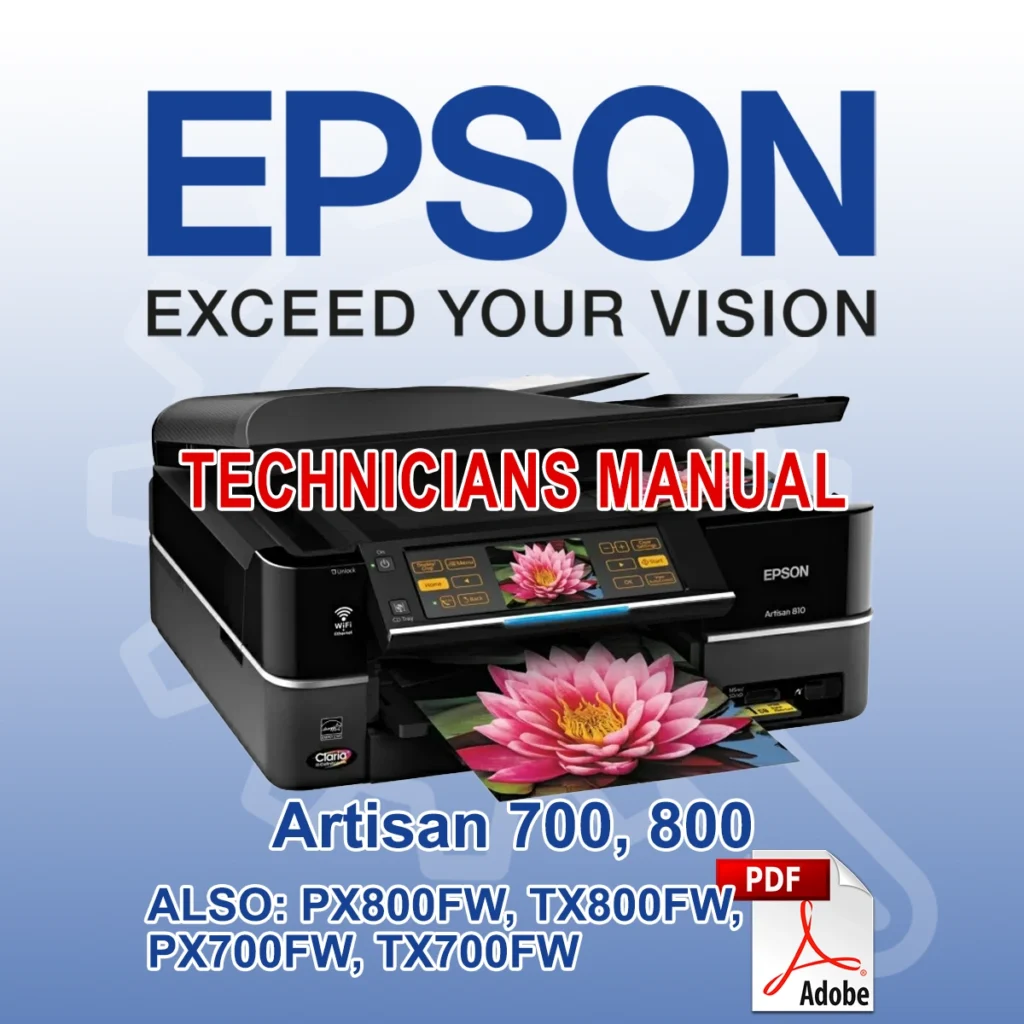 Epson Artisan 700 800 Technicians Manual