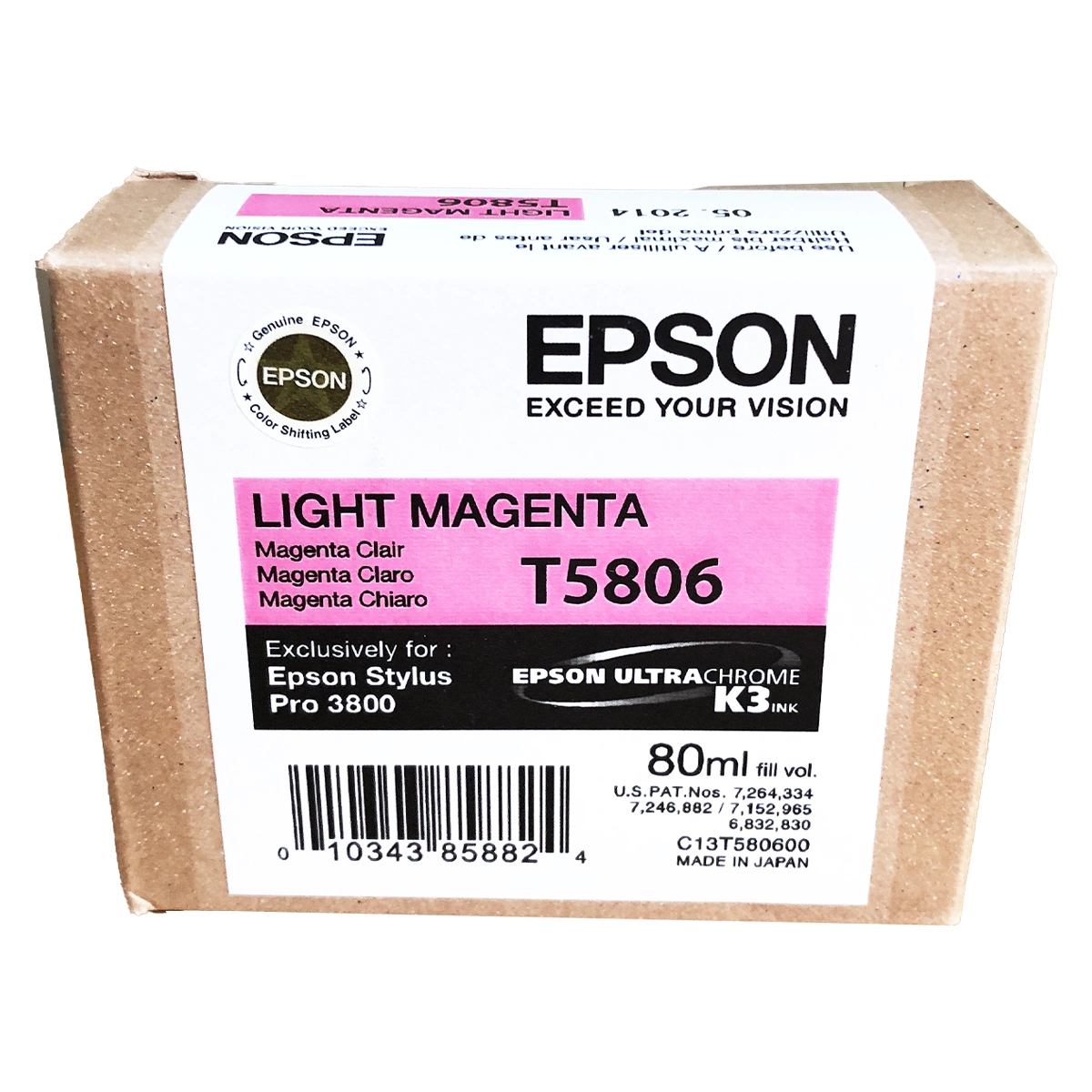 epson stylus photo 3800 light magenta ink cartridge new in box