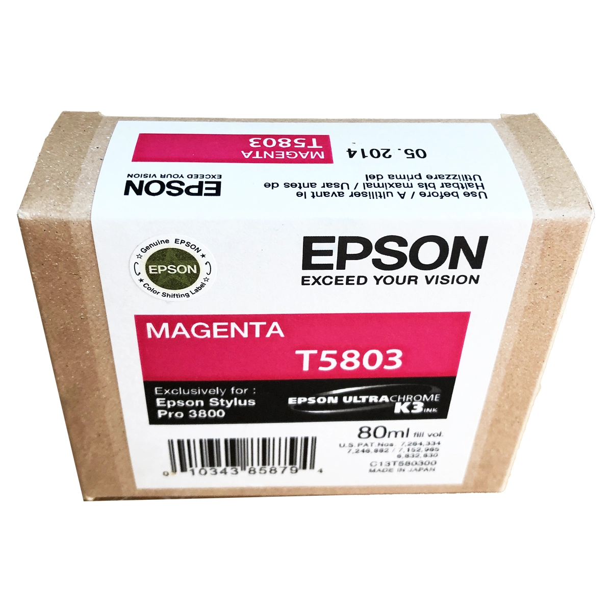 epson stylus photo 3800 magenta ink cartridge new in box2