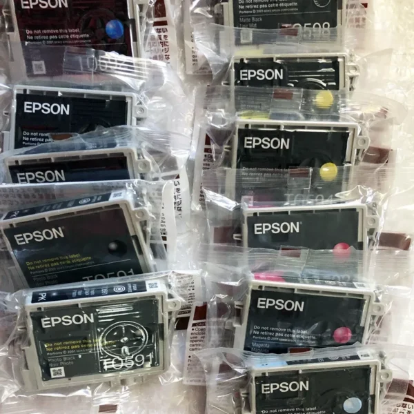 Lot of 15 New Genuine Epson T059 Ink Cartridges Stylus Pro R2400 Sealed T0591 1