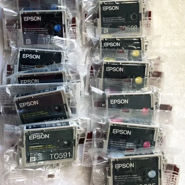 Lot of 15 New Genuine Epson T059 Ink Cartridges Stylus Pro R2400 Sealed T0591 2